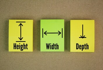 What are the basic 3 dimensions? All 3D models will have three measurements to them ie height, width, and depth. These correspond to the Z, X, and Y axes.