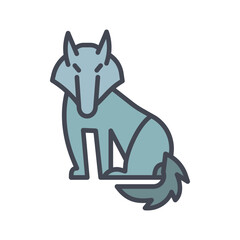 Wolf Vector Icon