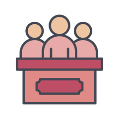 Jury Vector Icon