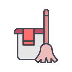 Cleaning Supplies Vector Icon