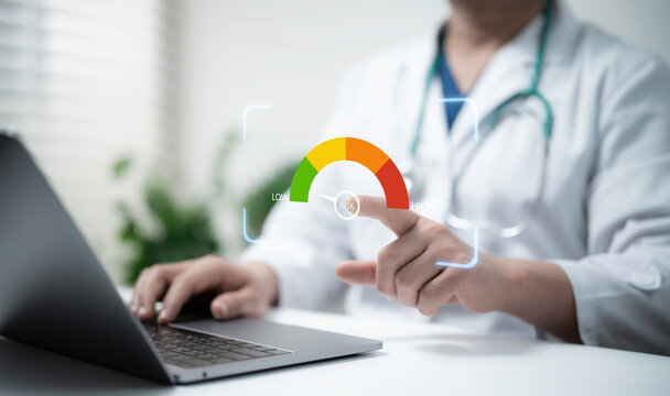 Healthcare risk assessment interface