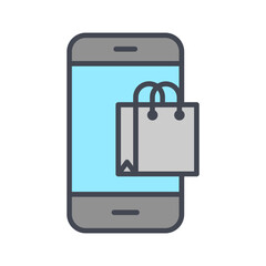 Shopping App Vector Icon