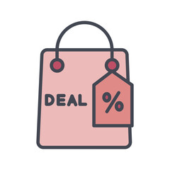 Deals and Steals Vector Icon