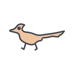 Roadrunner Vector Icon