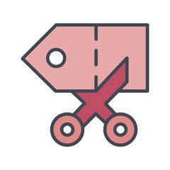 Price Cut Vector Icon