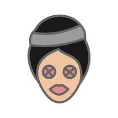 Beauty Mask Vector Icon