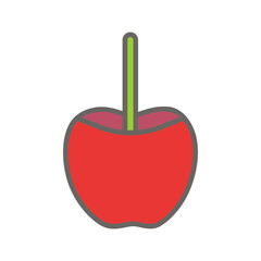 Candy Apple Vector Icon