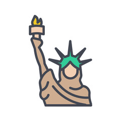 Statue of Freedom Vector Icon