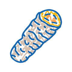 turmeric food herb icon doodle illustration