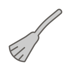 Witch Broomstick Vector Icon