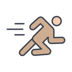 Shopping Rush Vector Icon