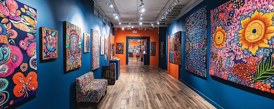 Explore an art fair showcasing unique handmade crafts and local artistry, celebrating creativity and community spirit. - Powered by Adobe