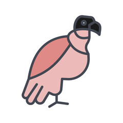 Vulture Vector Icon