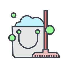 Deep Cleaning Vector Icon