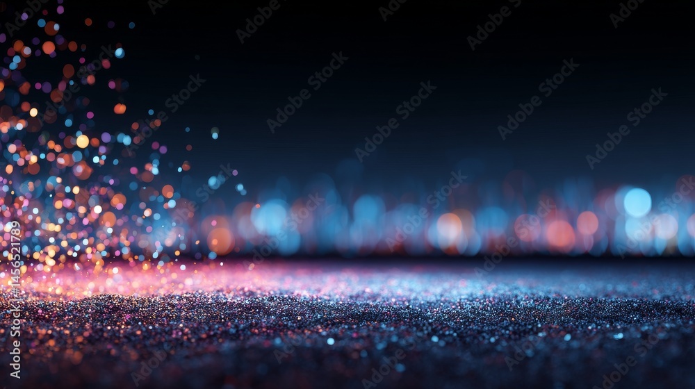 Poster this 4k rendering of big data visualization serves as an abstract technology background, suitable fo