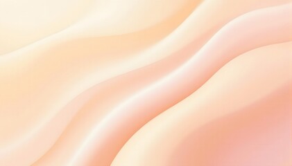 Abstract soft wave background in pastel gradient tones