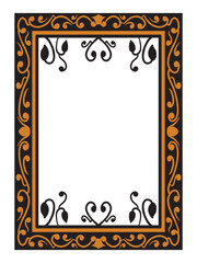Vintage Gold Deco Ornamental Frames Vector Art Deco
