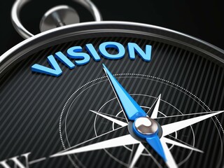 Fototapeta premium Vision Concept, Leadership Direction, Future Guidance, Vision and direction, Leadership and strategy, Future planning concept