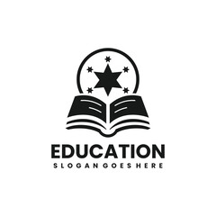 Vector Education Silhouette Logo Design