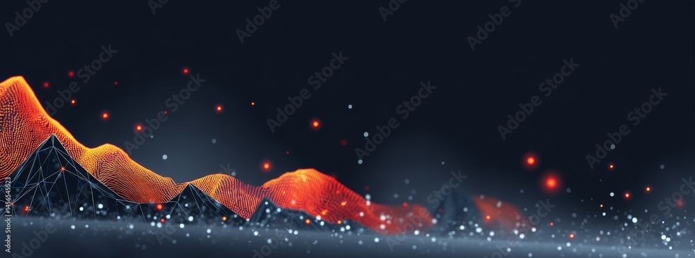 Poster This background has an abstract design and is intended for use in technology-related fields or projects