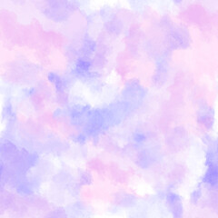 hand drawn Watercolor Sky – Pastel Seamless Pattern