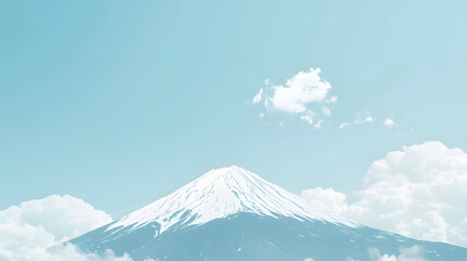 mountain, landscape, sky, nature, fuji, lake, japan, vector, snow, volcano, illustration, water, cloud, travel, peak, mountains, sea, sunset, japanese, tree, hill, ocean, ice, sand