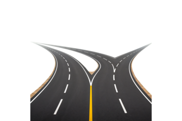 Road Forking Paths A Choice of Directions, Journey Ahead,  Life's Crossroads,  Future Decisions