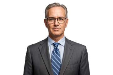 Portrait of a Confident Business Professional Serious, Experienced Executive Headshot