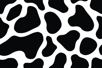 vector image of a cow pattern
