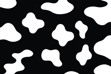 vector image of a cow pattern