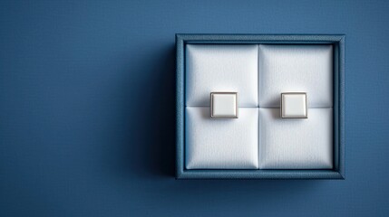 Stylish Cufflinks in Sleek Display Box for Men Accessories