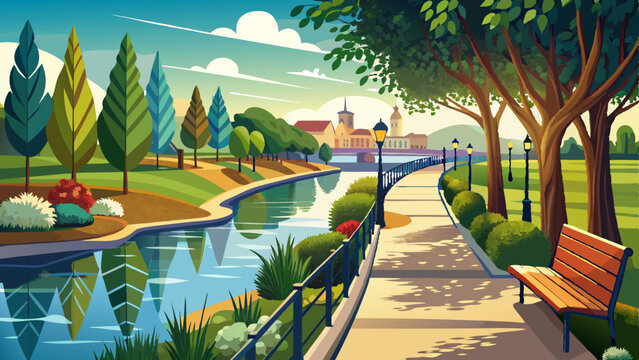 promenade sur les bords de Marne, chemin de halage - Val de Marne - Chennevi&egrave;res sur Marne