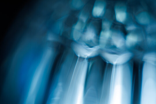 Abstract Fluid Blue Background with Soft Flowing Patterns