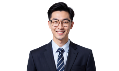 portrait of a handsome young businessman