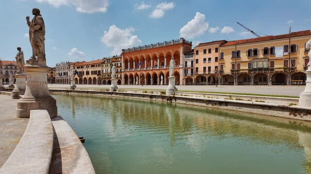 The Basilica of St Anthony Interior unfolds lavish frescoed ceilings and richly decorated altars, Padua, Veneto, Italy