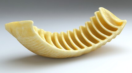 Jumbo Rigatoni Pasta Close Up Studio Shot Food Photography Culinary Concept Italian Cuisine Ingredient