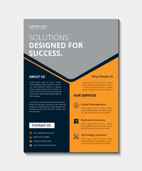 Creative corporate business flyer