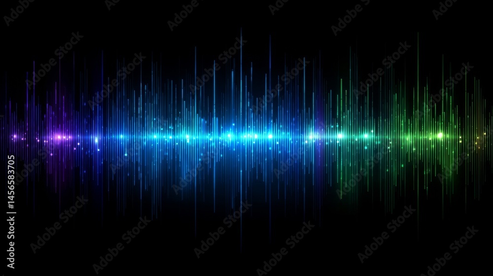 Poster an abstract glowing geometric background is the focal point of this 3d rendering, exemplifying the i
