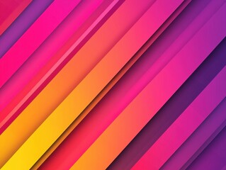 Obraz premium Bright and Vibrant Diagonal Lines in Pink, Purple and Yellow Shades