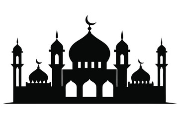 taj mahal vector illustration