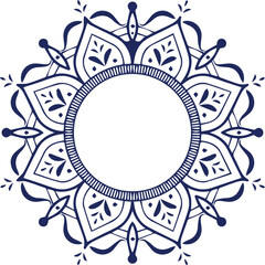 Obraz premium Beautiful flower art and mandala vector design