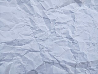 Abstrack crumpled white paper texture background, Copy space 