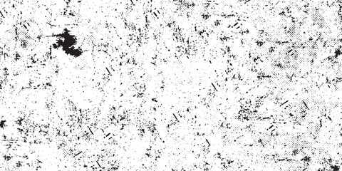 White old concrete wall grunge texture - wide banner format background with copy space for text. Grunge gray texture of chips, cracks, scratches. Soft white grunge. Distressed black grunge texture.