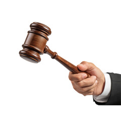 Zg Judges Hand Holding Gavel To  isolated on a transparent background