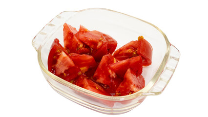 カットトマトのシンプルサラダ