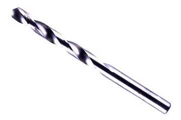 Drill bit isolated on white, transparent background. png image