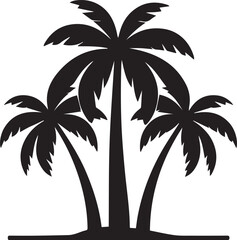 Obraz premium palm tree, tropical leaf, summer palm, palm frond, exotic tree, tropical plant, beach palm, island leaf, palm icon, vacation tree, palm silhouette, summer vibe, beach theme,