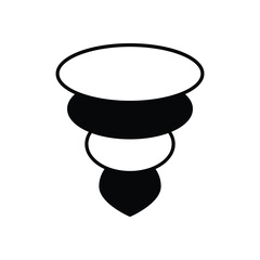 Tornado  vector icons stock illustration