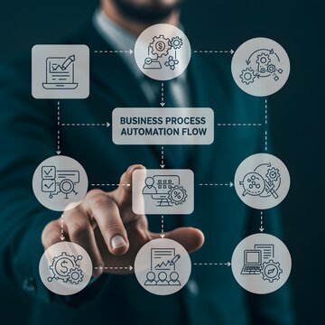 Business Process Automation Flowchart A Visual Guide to Workflow Optimization