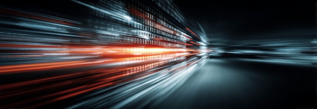 A 3D illustration of a computer script banner is set against an abstract technology background that includes programming code for software developers